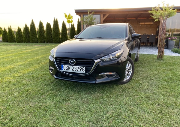 Mazda 3 cena 63900 przebieg: 93900, rok produkcji 2018 z Golczewo małe 742